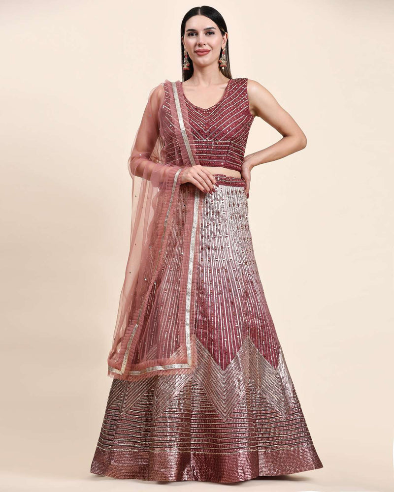 Pr 2040 Readymade Croptop Designer Mirror Coding Work  Work Lehenga And Dupatta