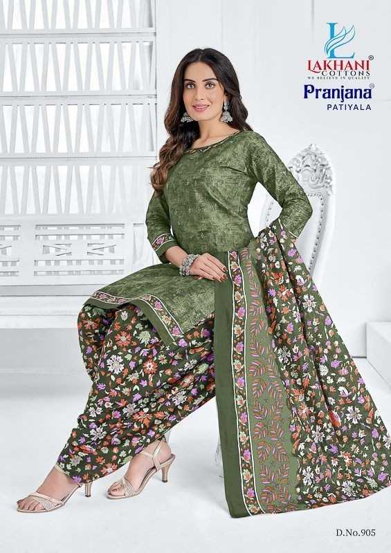 Lakhani Cottons Pranjana Patiyala Vol 9 Cotton Daily Wear Stiched Patiyala Suit