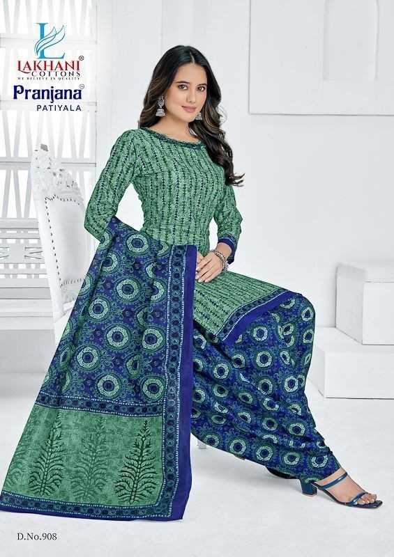 Lakhani Cottons Pranjana Patiyala Vol 9 Cotton Daily Wear Stiched Patiyala Suit