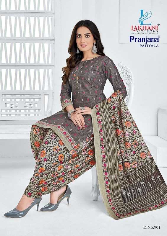 Lakhani Cottons Pranjana Patiyala Vol 9 Cotton Daily Wear Stiched Patiyala Suit