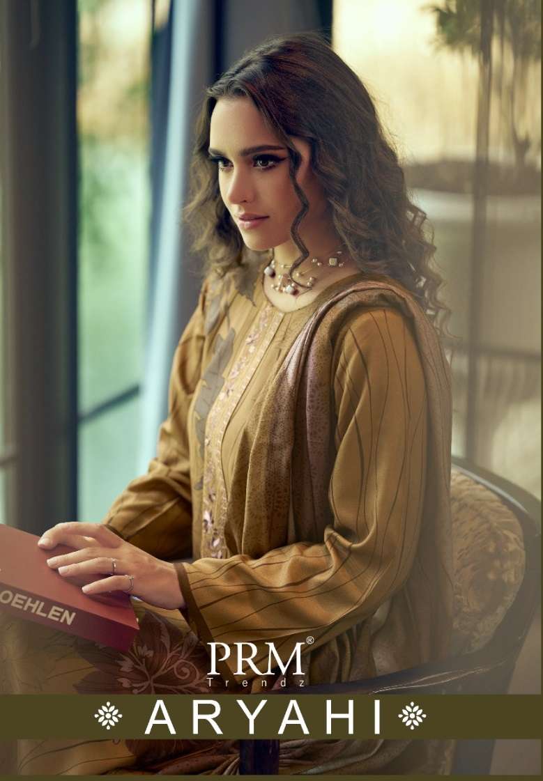 Prm Trendz Aryahi Viscose Pashmina Digital Print Salwar Kameez