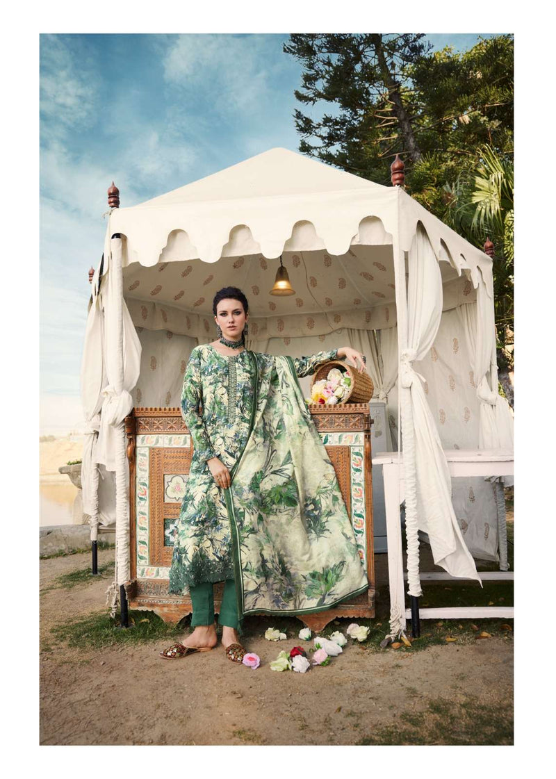 Prm Trendz Inaaya Muslin Digital Print Embroidery Work Fancy Salwar Suit
