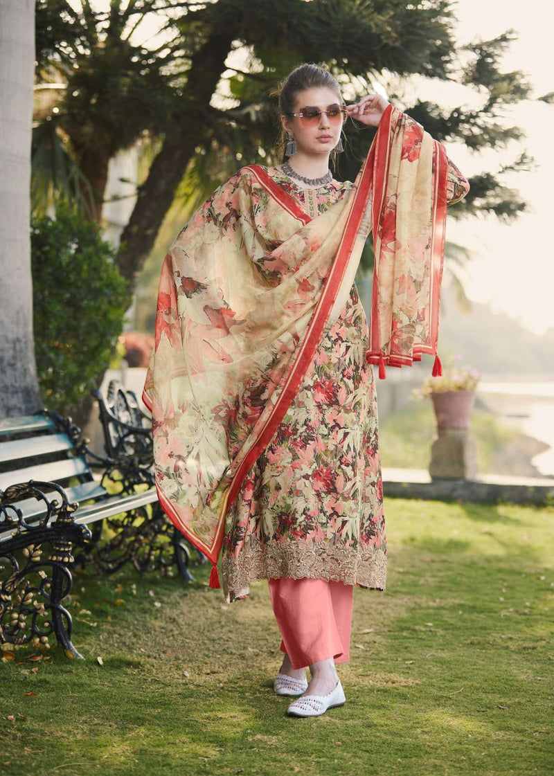 Prm Trendz Inaaya Muslin Digital Print Embroidery Work Fancy Salwar Suit