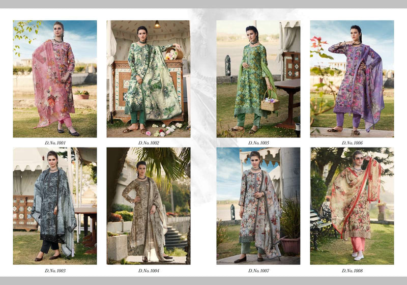 Prm Trendz Inaaya Muslin Digital Print Embroidery Work Fancy Salwar Suit