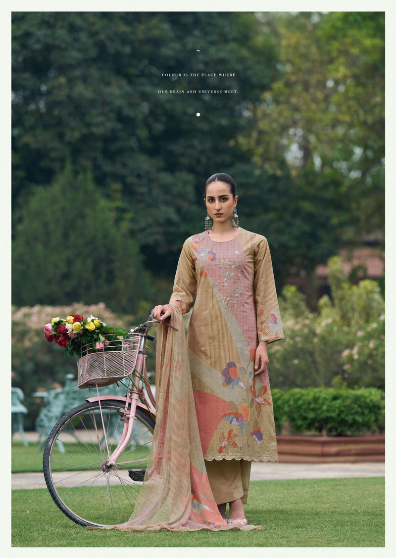 Prm Trendz Maritza Pure Lawn Cotton With Digital Print Fancy Work Suit