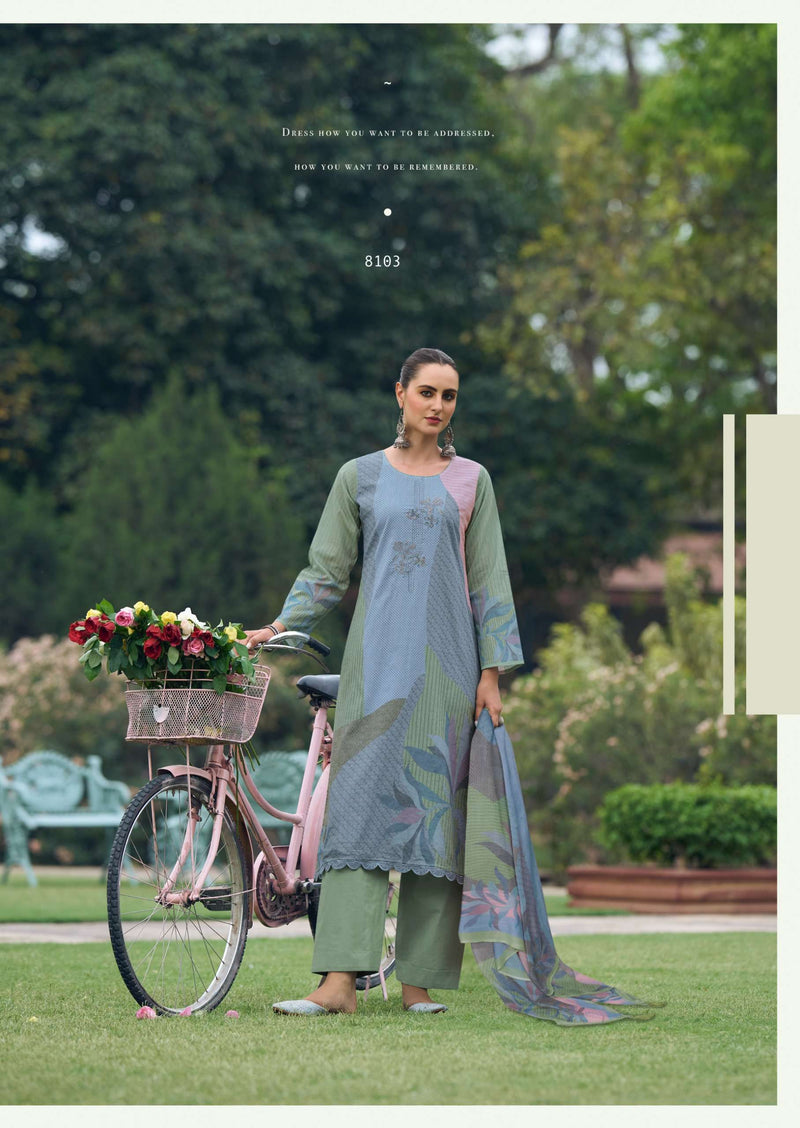 Prm Trendz Maritza Pure Lawn Cotton With Digital Print Fancy Work Suit