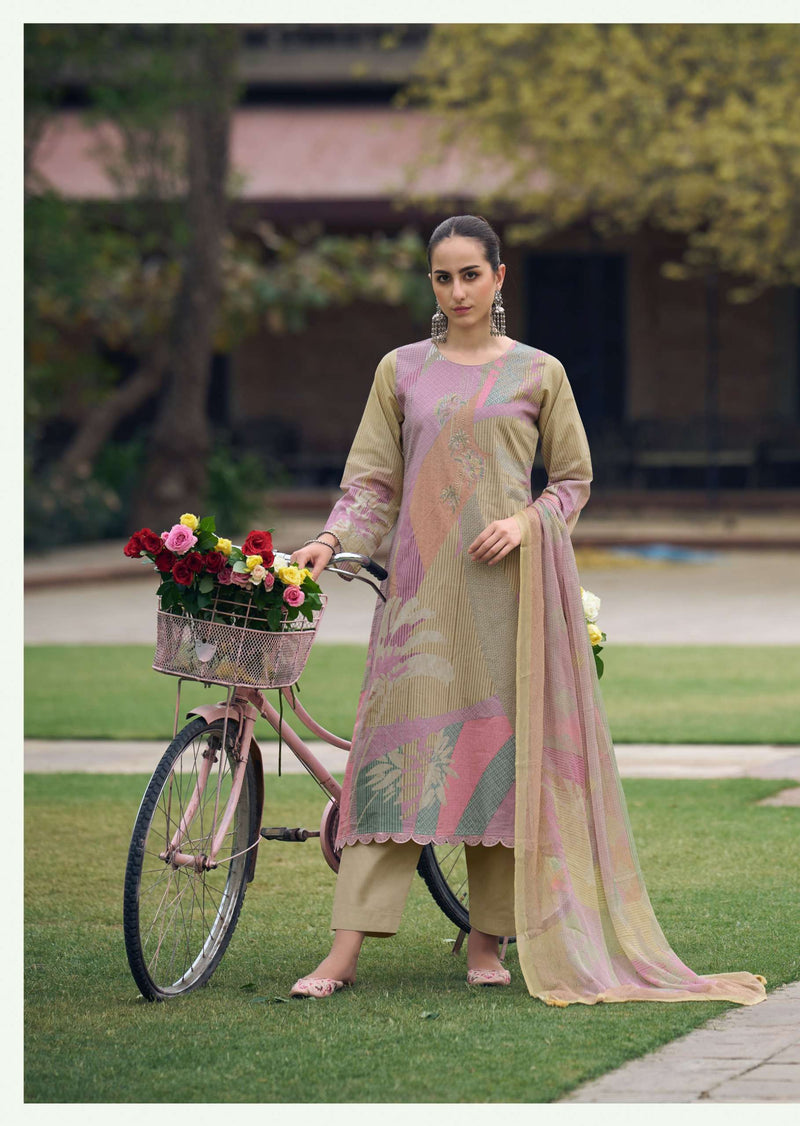 Prm Trendz Maritza Pure Lawn Cotton With Digital Print Fancy Work Suit