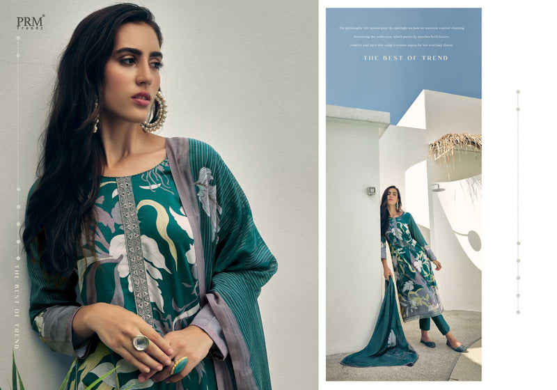 Prm Trendz Serein Jam Cotton Unstitched Heavy Designer Salwar Suit