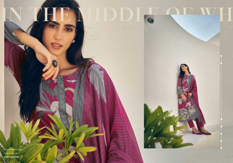 Prm Trendz Serein Jam Cotton Unstitched Heavy Designer Salwar Suit
