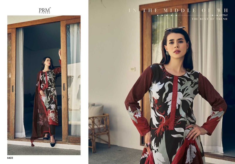 Prm Trendz Serein Jam Cotton Unstitched Heavy Designer Salwar Suit