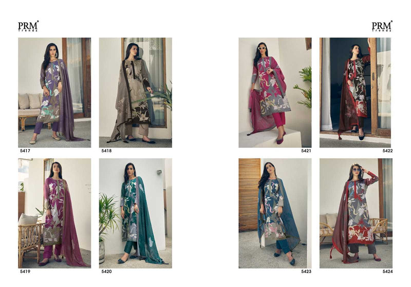 Prm Trendz Serein Jam Cotton Unstitched Heavy Designer Salwar Suit