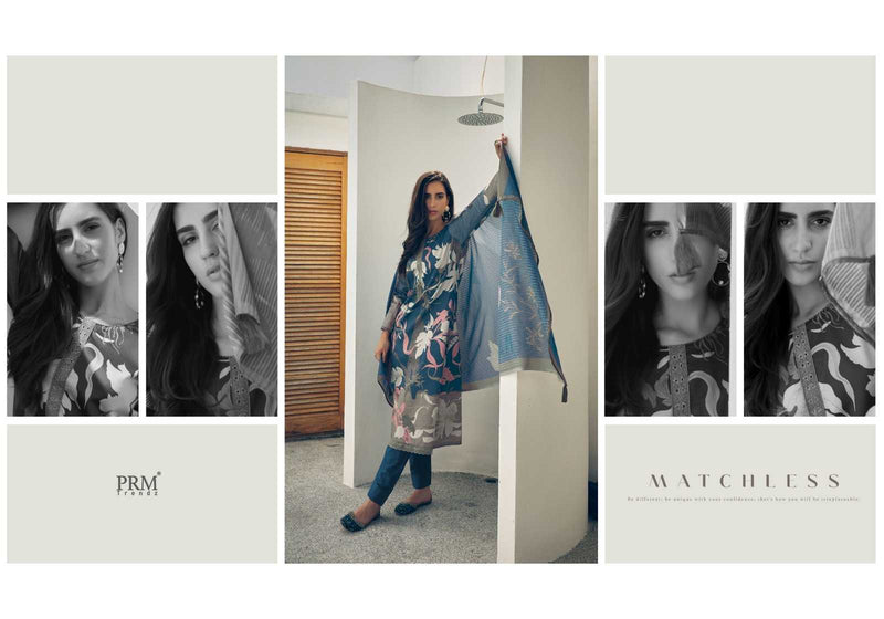 Prm Trendz Serein Jam Cotton Unstitched Heavy Designer Salwar Suit