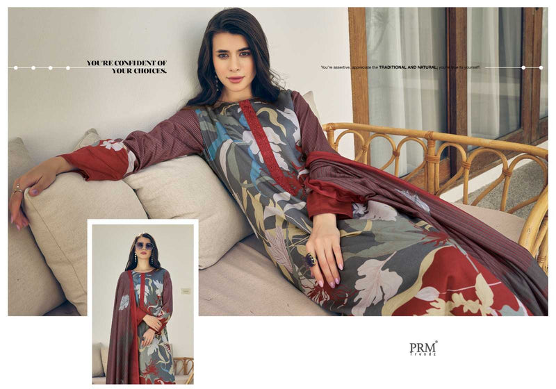 Prm Trendz Serein Jam Cotton Unstitched Heavy Designer Salwar Suit