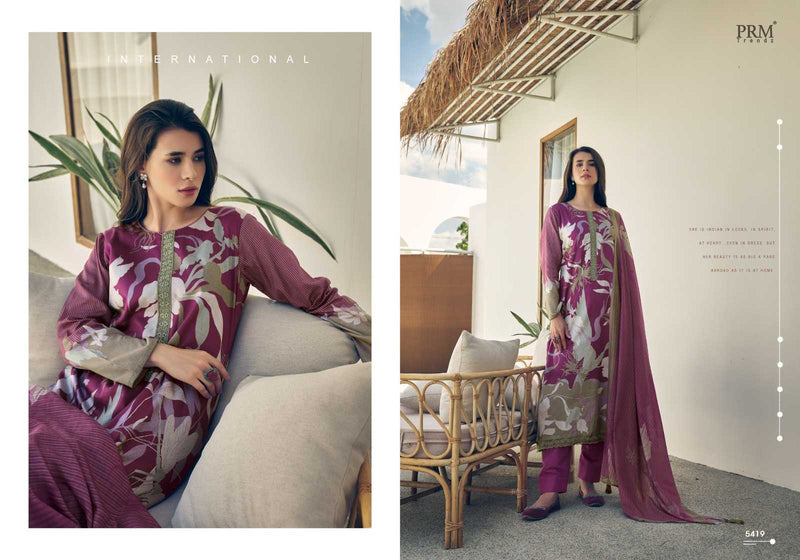 Prm Trendz Serein Jam Cotton Unstitched Heavy Designer Salwar Suit