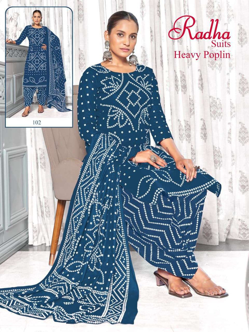 Radha Suits Bandhani Special Vol 1 Cotton Daily Wear Salwar Kameez