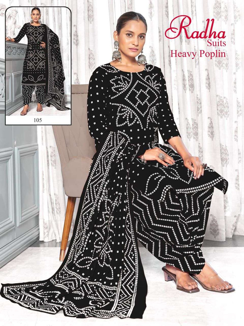 Radha Suits Bandhani Special Vol 1 Cotton Daily Wear Salwar Kameez