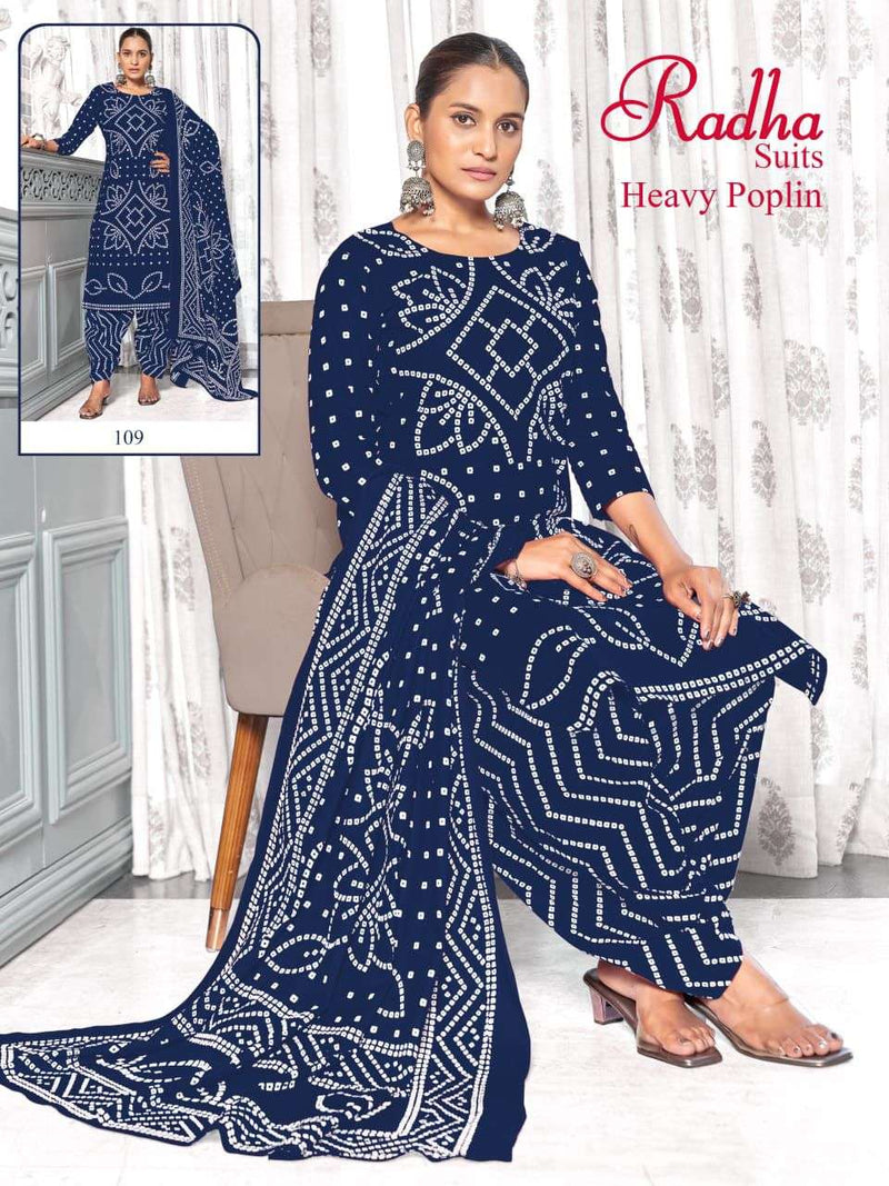 Radha Suits Bandhani Special Vol 1 Cotton Daily Wear Salwar Kameez