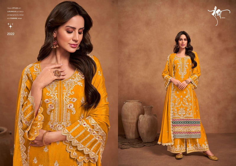 Radha Trendz Rashmi Chinon Heavy Embroidary Work Wedding Wear Suit