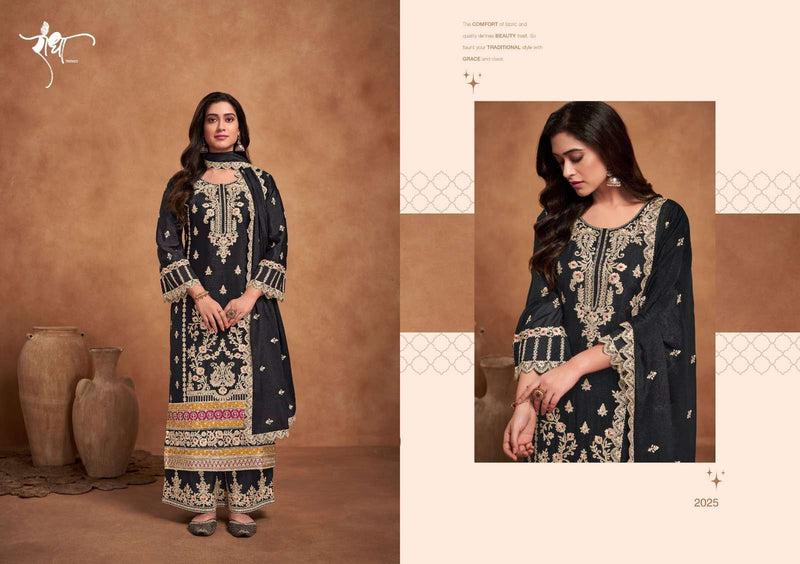 Radha Trendz Rashmi Chinon Heavy Embroidary Work Wedding Wear Suit