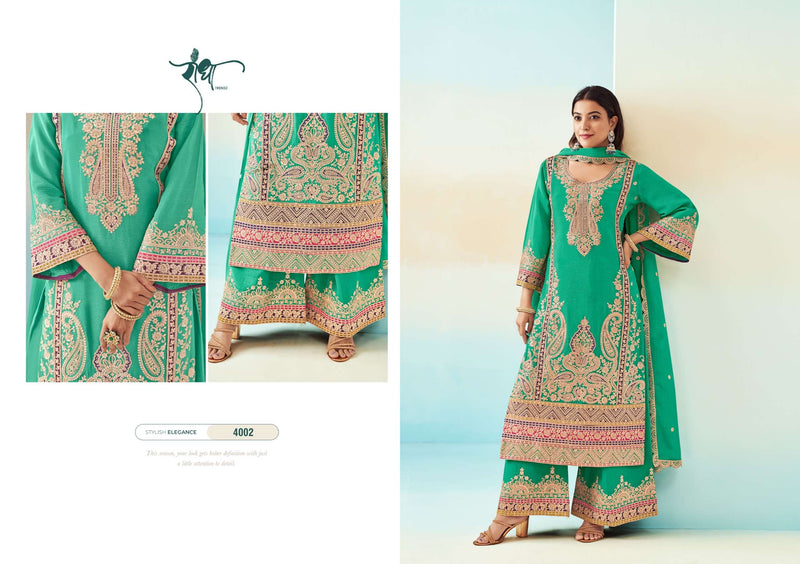 Radha Trendz Rashmi Vol 2 Chinon With Heavy Embroidary Work Designer Top With Dupatta Party Wear Set