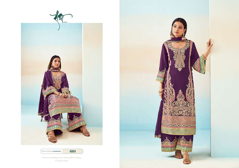 Radha Trendz Rashmi Vol 2 Chinon With Heavy Embroidary Work Designer Top With Dupatta Party Wear Set