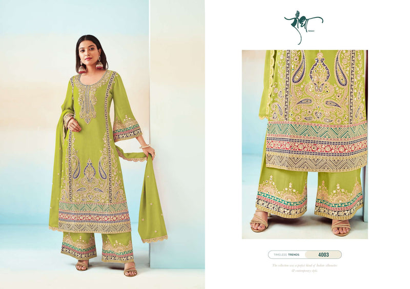 Radha Trendz Rashmi Vol 2 Chinon With Heavy Embroidary Work Designer Top With Dupatta Party Wear Set