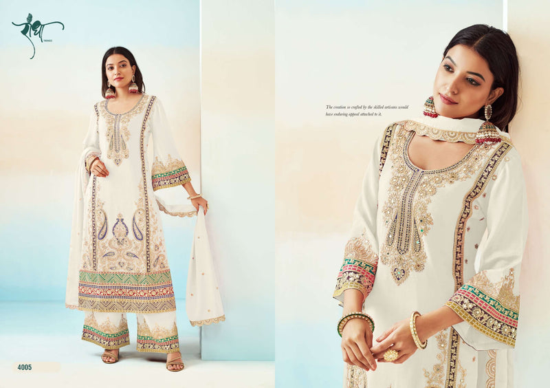 Radha Trendz Rashmi Vol 2 Chinon With Heavy Embroidary Work Designer Top With Dupatta Party Wear Set