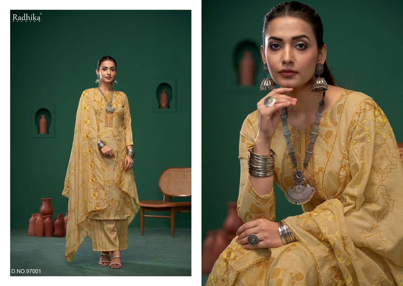 Radhika Fashion Barfi Vol 3 Cotton Embroidery Salwar Suit