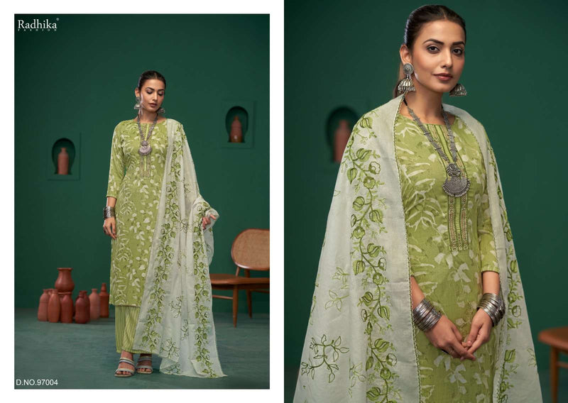 Radhika Fashion Barfi Vol 3 Cotton Embroidery Salwar Suit