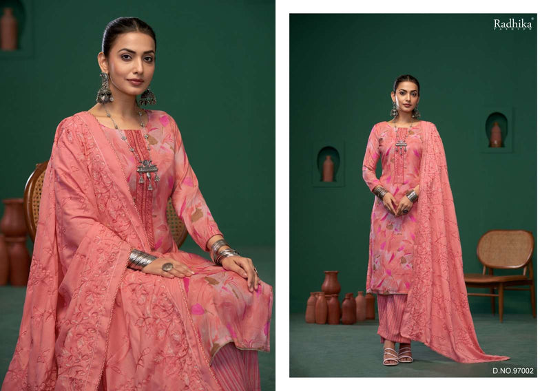 Radhika Fashion Barfi Vol 3 Cotton Embroidery Salwar Suit