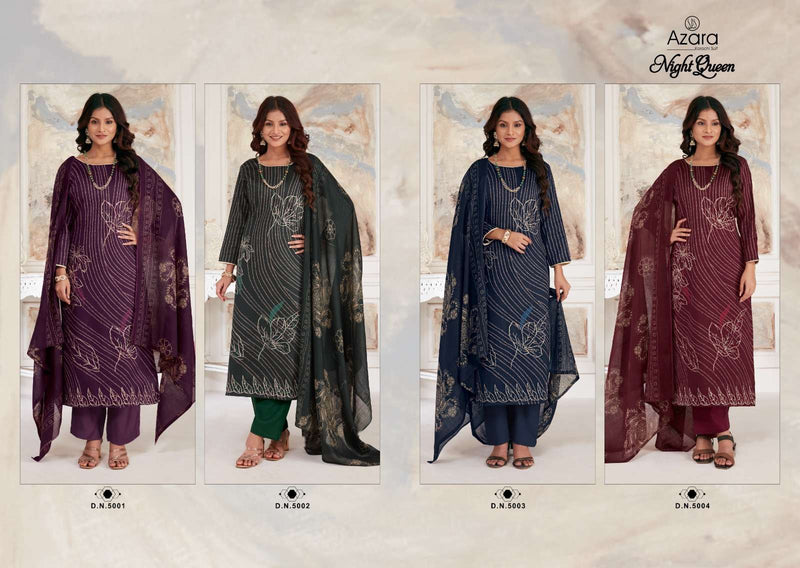 Radhika Fashion Black Queen Jam Cotton Designer Print With Fancy Embroidery Salwar Suit