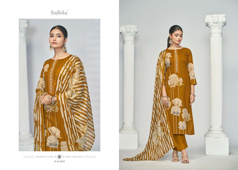 Radhika Fashion Flower Valley Camric Cotton Designer Print Unstitched Salwar Suit