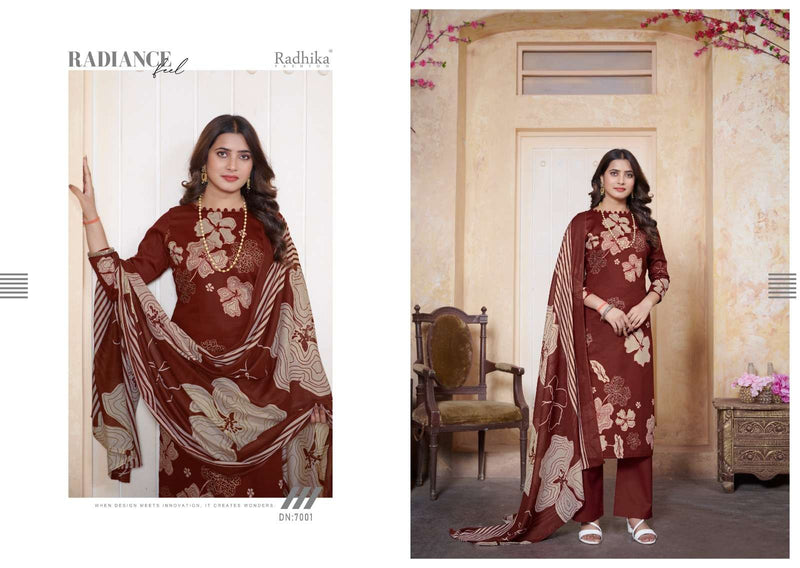 Radhika Fashion Gulbagh Vol 3 Jam Cotton Designer Print With Hand Jari Diamond Work Salwar Suit