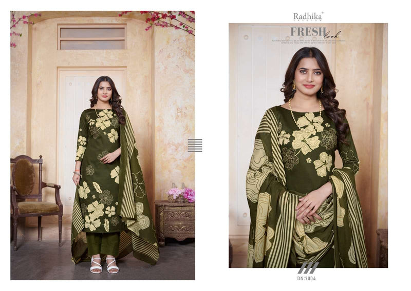 Radhika Fashion Gulbagh Vol 3 Jam Cotton Designer Print With Hand Jari Diamond Work Salwar Suit