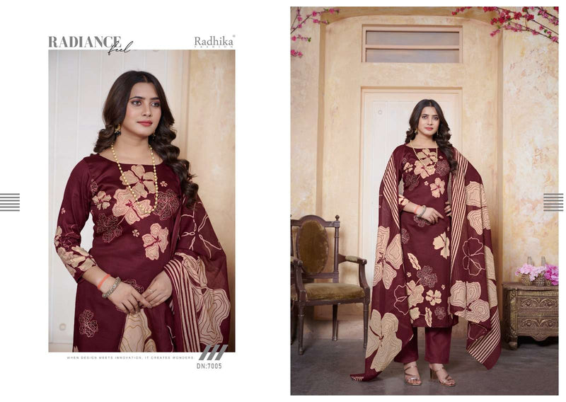 Radhika Fashion Gulbagh Vol 3 Jam Cotton Designer Print With Hand Jari Diamond Work Salwar Suit