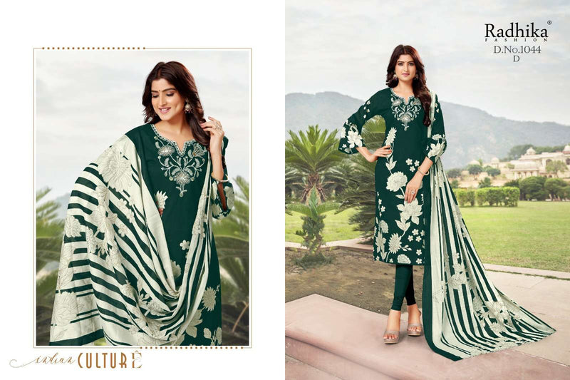 Radhika Fashion Jackpot Cambric Cotton Designer Print Fancy Salwar Suit