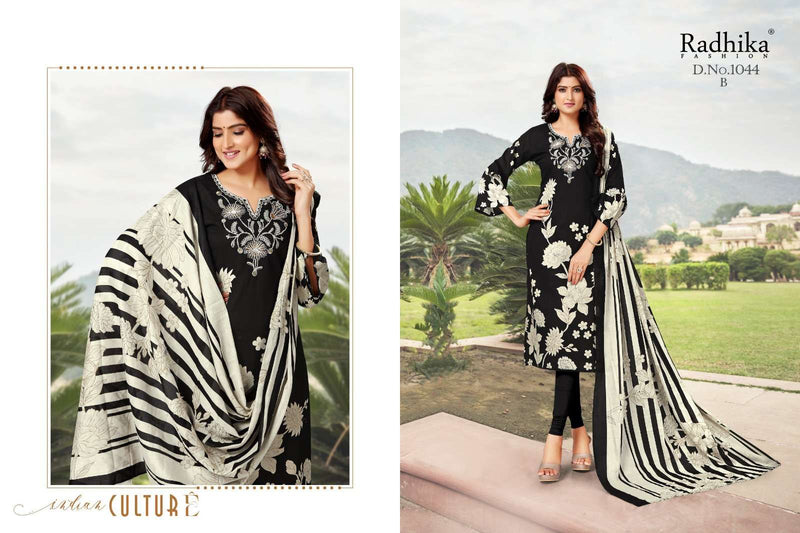 Radhika Fashion Jackpot Cambric Cotton Designer Print Fancy Salwar Suit