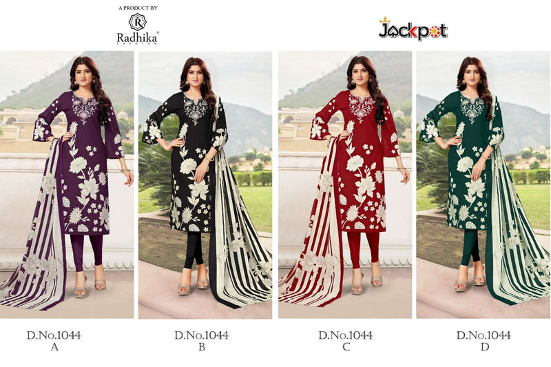 Radhika Fashion Jackpot Cambric Cotton Designer Print Fancy Salwar Suit