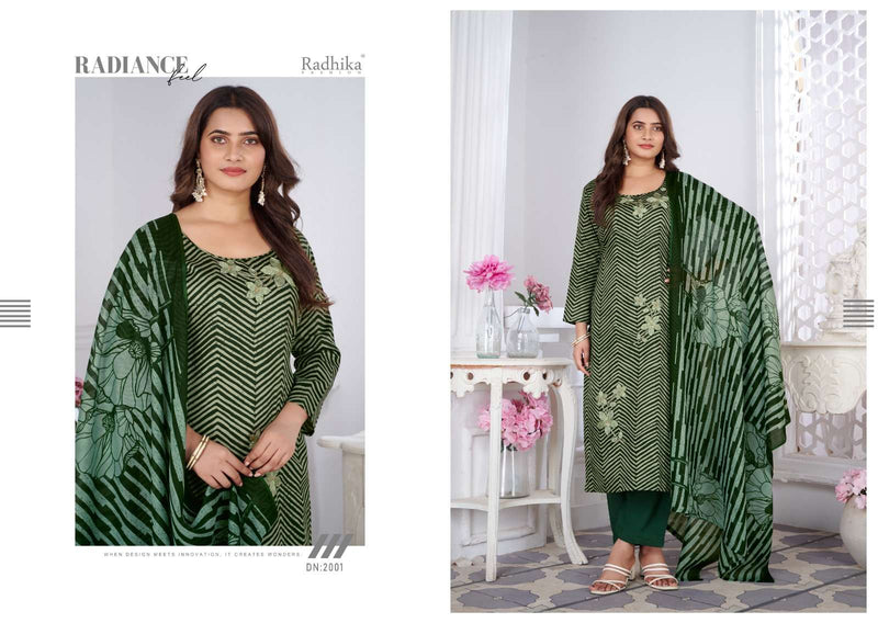 Radhika Fashion Romani Jam Cotton Fancy Embroidery Designer Salwar Suit