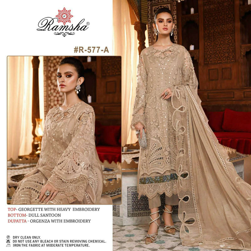 Ramsha 577 Nx Designer Pakistani Dress Material Supplier