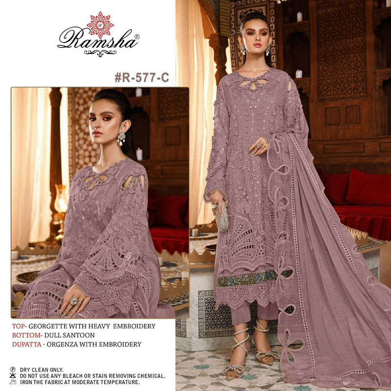 Ramsha 577 Nx Designer Pakistani Dress Material Supplier