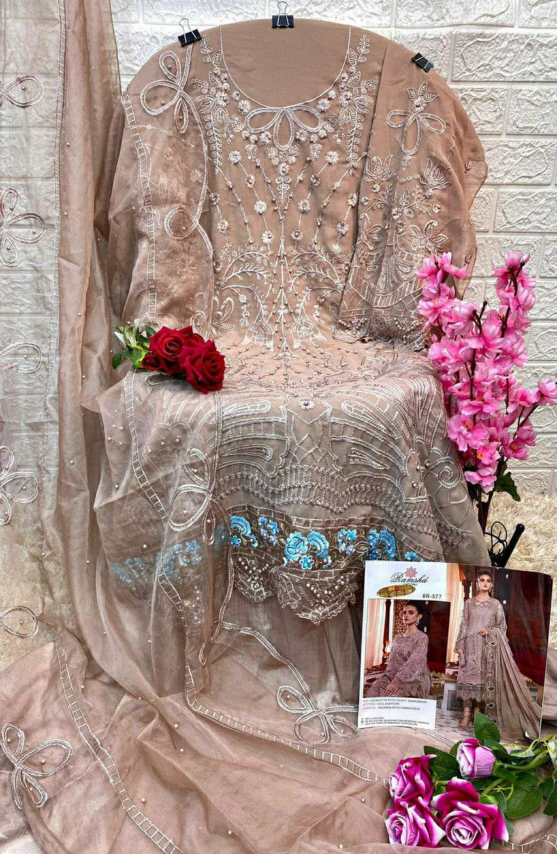 Ramsha 577 Nx Designer Pakistani Dress Material Supplier