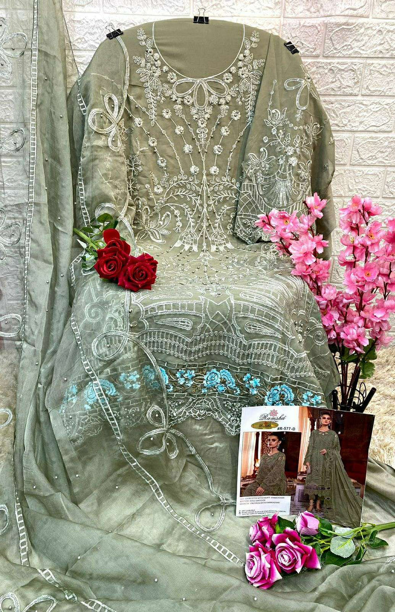 Ramsha 577 Nx Designer Pakistani Dress Material Supplier
