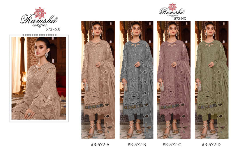 Ramsha 577 Nx Designer Pakistani Dress Material Supplier