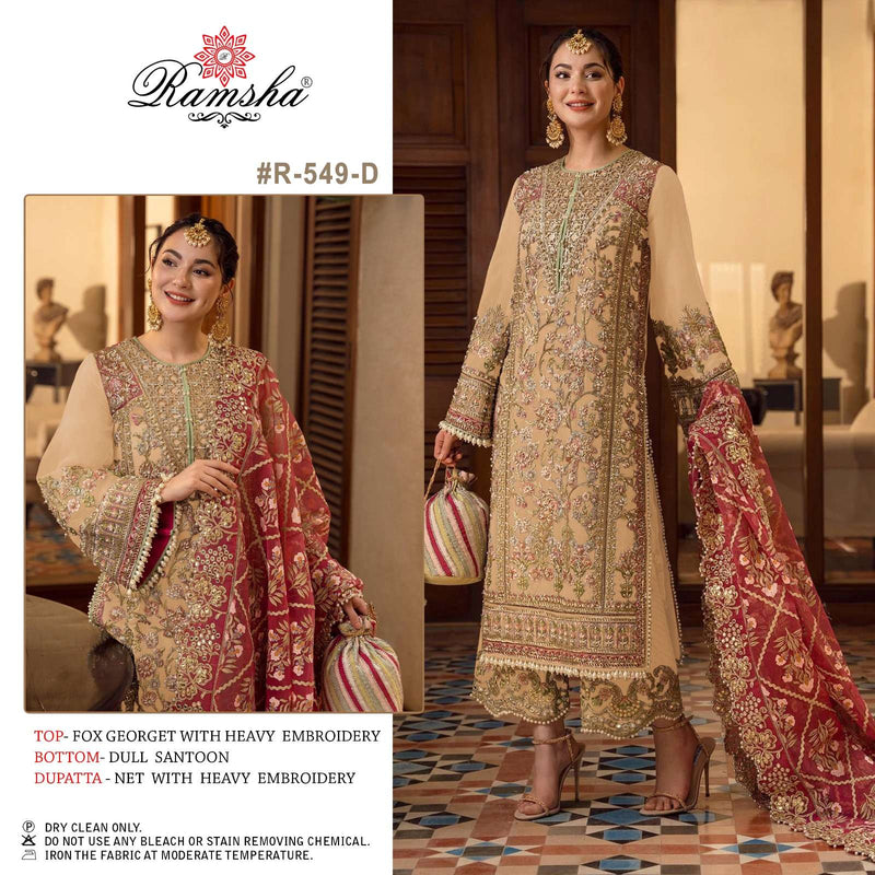 Ramsha Present By R-549 Nx Latest Designer Pakistani Salwar Kameez