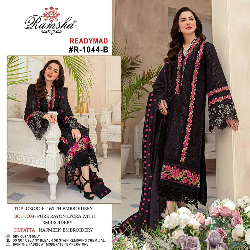 Ramsha R 1044 Beautiful Work Pakistani Readymade Salwar Kameez