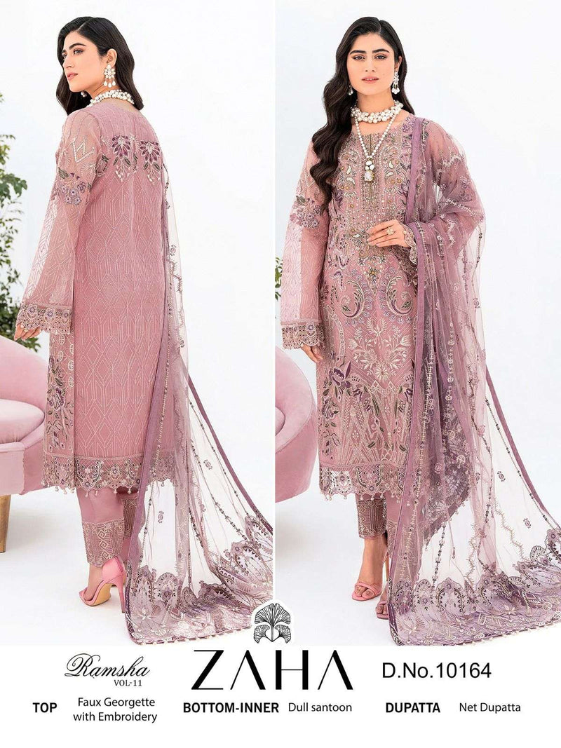 Ramsha Vol 11 By Zaha Designer Work Pakistani Concept Unstitch Salwar Kameez