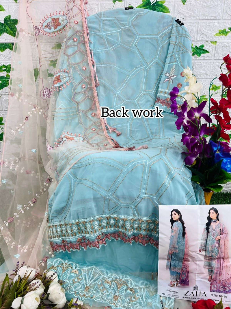 Ramsha Vol 11 By Zaha Designer Work Pakistani Concept Unstitch Salwar Kameez