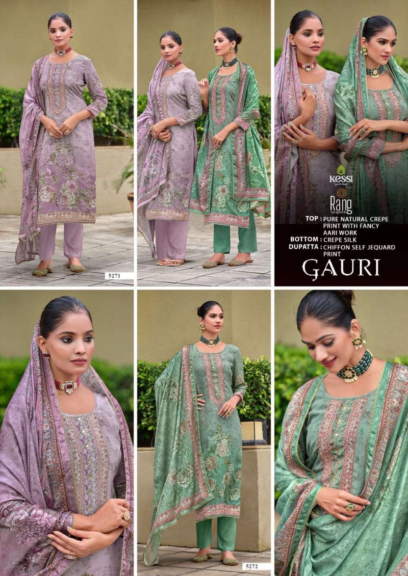 Rang Gauri Crepe Digital Print Fancy Salwar Suit