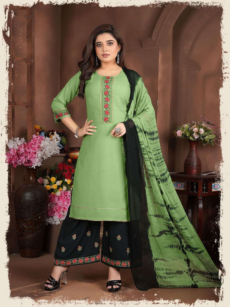 Kitni Rang Rasiya Vol 3 Heavy Rayon Embroidery Work Casual Wear Salwar Kameez